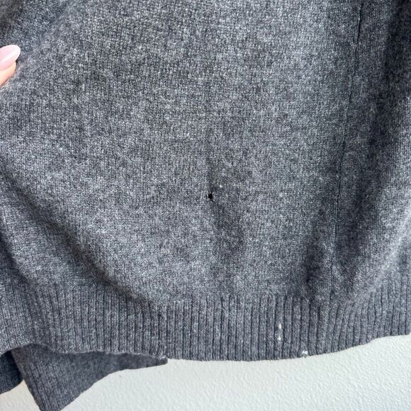 Charter Club 100% Cashmere Gray Open Front Cardigan Duster Size 1X - Picture 3 of 10